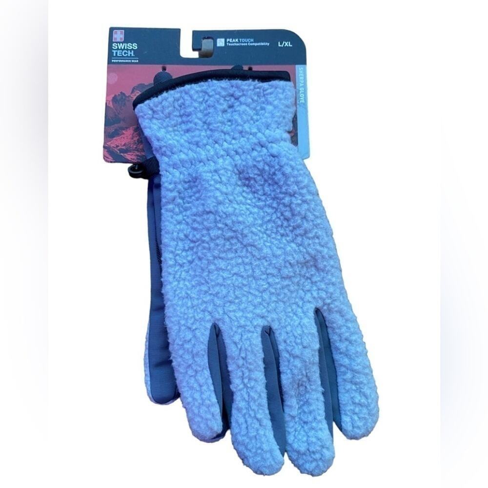 Swiss Tech Sherpa Fleece Winter Gloves Unisex Size L/XL Warm Thermal Outdoor